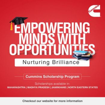 Nurturing Brilliance- Cummins Scholarship Program 2023